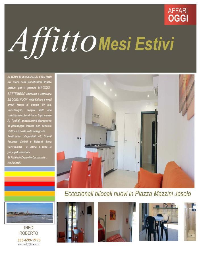 Appartamento Nuovo Centralissimo 150 Mt Dal Mare Лідо-ді-Єзоло Екстер'єр фото
